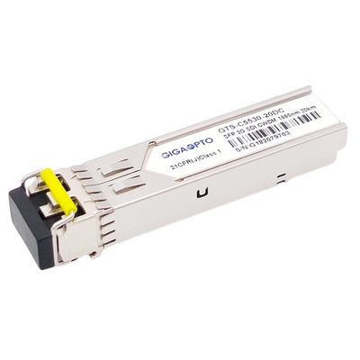 3G SDI HD Video CWDM SFP Alıcı-Verici Modülü 1270~1610nm Kanal 20KM LC DOM MSA Pin-Out