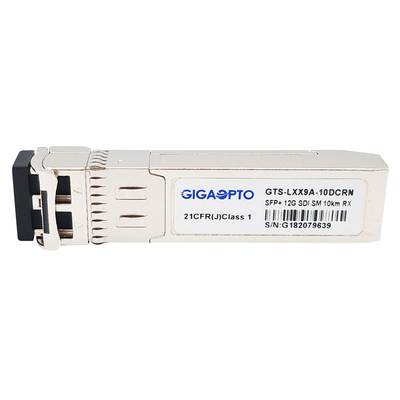 MSA OLMAYAN 12G SDI Video SFP Alıcısı 1310nm 10km LC 12G 6G 3G HD SD-SD için