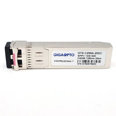 12G SDI CWDM Dijital Video Optik Alıcı-Verici 1270~1450nm 20KM Dubleks LC Tek Modlu Fiber MSA