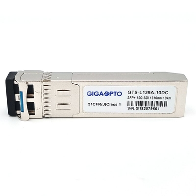 12G SDI SMPTE Video Patolojik Model 1310nm 10km DDM SFP+ LC SMF MSA Alıcı-Verici Modülü HD/SD-SDI