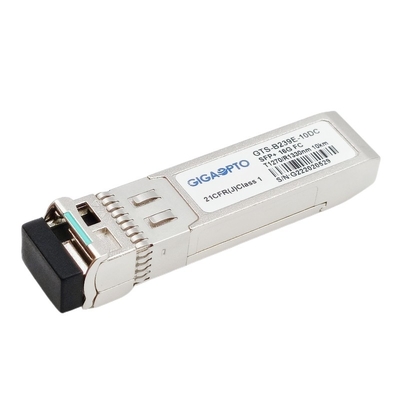 BiDi Fiber Kanal Modülü TX1270 RX1330nm 10km LC 16G SFP+ Optik Alıcı-Verici Modülü