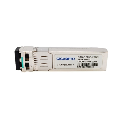 CWDM Fiber Kanal Modülü 1270nm-1610nm 10km Optik Alıcı-Verici 16G SFP+ Modülü SMF