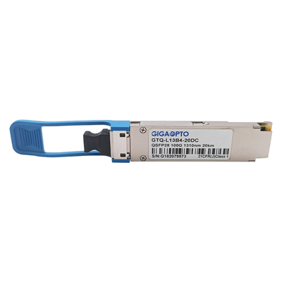 100G eLR4 20km 4WDM QSFP28 Çift CDR'li Optik Alıcı-Verici Modülü