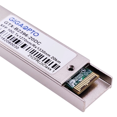 1270nm / 1330nm 10Gbps XFP BIDI 20km Diğer Optik Alıcı Modülü LC DOM