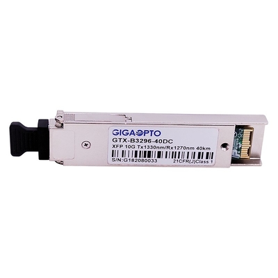 XFP BIDI ER40 10Gbps Fiber Alıcı Modülü 1330nm / 1270nm 40km DOM