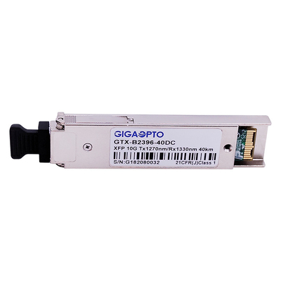 DOM 10Gbps XFP WDM Fiber Alıcı Modülü 1270nm / 1330nm 40km