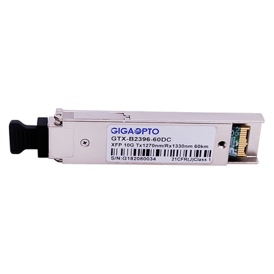 10Gbps BIDI XFP ER60 Fiber Alıcı Modülü 1270nm / 1330nm 60km DOM