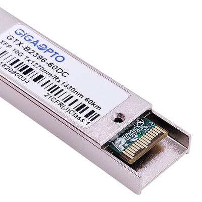 10Gbps BIDI XFP ER60 Fiber Alıcı Modülü 1270nm / 1330nm 60km DOM