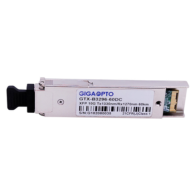 10Gbps XFP WDM ER60 Ethernet Fiber Alıcı Modülü 1330nm / 1270nm 60km DOM
