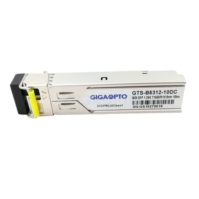 TX1550nm RX1310nm Cisco 1000BASE-BX SFP Alıcı Modülü SMF GLC-BX-10D için 10km