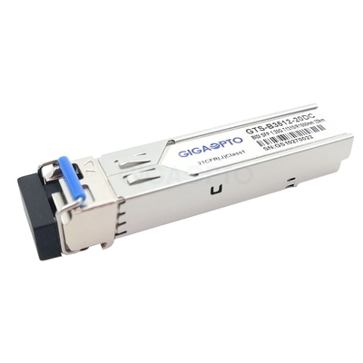 1000BASE-BX Cisco GLC-BX-20U Uyumlu SFP Alıcı Modülü TX1310nm RX1550nm 20km