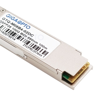 Cisco QSFP28-BIDI-100G için 100m MMF Dubleks LC Optik Alıcı Modülü