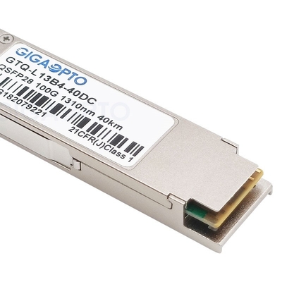Cisco QSFP-100G-ER4L-S için QSFP28 40km SMF LC Optik Alıcı Modülü