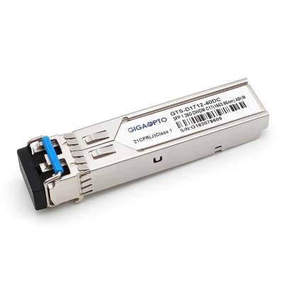 Cisco DWDM-SFP-xxxx-40 için 100GHz C17-C61 1000BASE-DWDM SFP 40km SMF