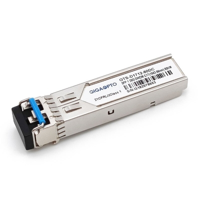100GHz Cisco DWDM-SFP Uyumlu 1G DWDM SFP ZX Alıcı-Verici 80km