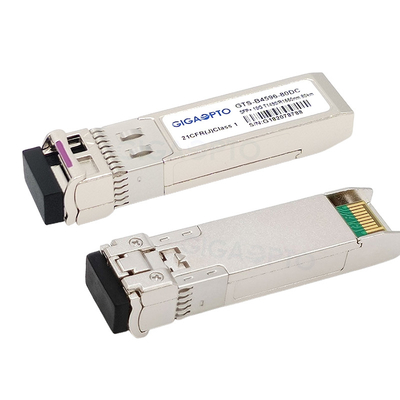 10Gbps Cisco Uyumlu Alıcı-Vericiler 1490nm TX / 1550nm SFP-10G-BX80U