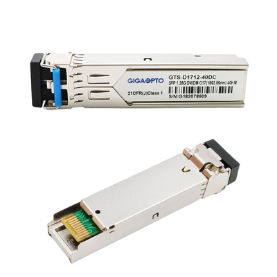Cisco DWDM-SFP-xxxx-40 için 100GHz C17-C61 1000BASE-DWDM SFP 40km SMF