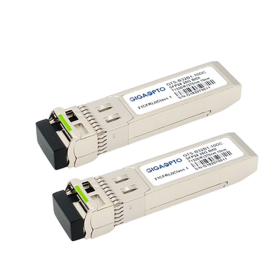 SFP28 25GBASE TX-1330nm RX-1270nm 10km Simplex LC SMF Optik Alıcı Modülü DOM