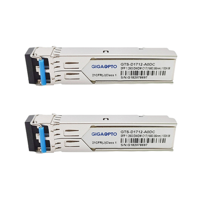 LC Çift Yönlü Konnektör 32dB HP SFP Modülü SM 100GHz DWDM-SFP1G-xx.xx-100