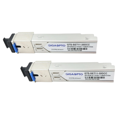 20km EPON SFP Modülü, BDCOM SC DOM için OLT-GSFP-20++