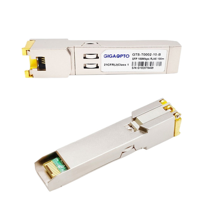 Cisco GLC-FE-T, 100m Bakır SFP Alıcı-Verici RJ-45 Cat5 / 6 / 6a Modülü