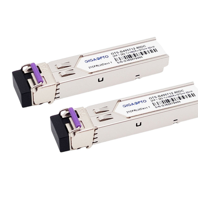 TX1490nm RX1570nm WDM 80km SMF DOM LC 1.25G Cisco Ethernet Alıcı-Verici GLC-BX80-U