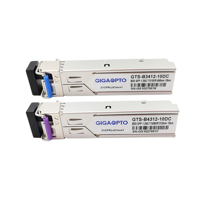 1000BASE-BX SFP WDM Alıcı-Verici Tx1310nm Rx1490nm 10 km SMF LC HP JD098B için