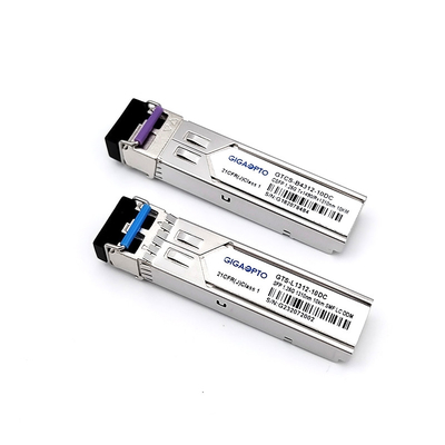 Juniper SFP Fiber Optic Transceiver Modülü Tek mod/Çok mod 2km-500km mesafe için