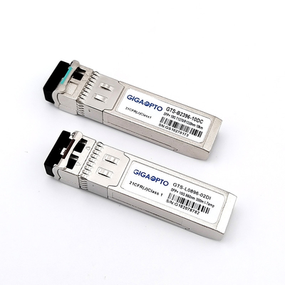 DDM bağlantı tipi ile tek modlu SFP+ Optik Alıcı